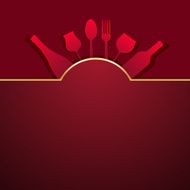 Restaurant menu cover design