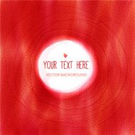 Red watercolor frame