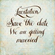 Invitation Save the Date Text background N2
