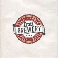 Retro Styled Beer Label N60