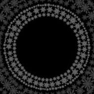 Abstract background with snowflakes Vector