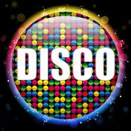 Disco Abstract Colorful Circle