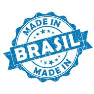 made in brasil stamp