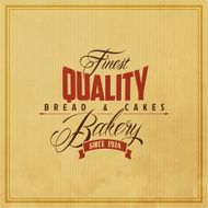 Vintage Bakery Label N7