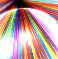 Abstract shiny rainbow background