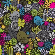 Beautiful pattern with cute birds N2