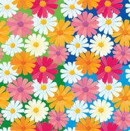 seamless textures with daisy flowers