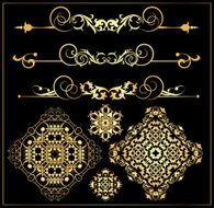 Decorative Elements Old Style - set 8