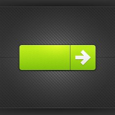 Green icon with arrow right pictogram web internet button