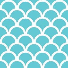 Abstract blue fishscale seamless pattern background N2