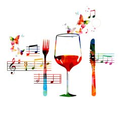 Restaurant background design N2