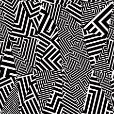 Geometric optical seamless pattern N3