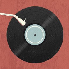 Old-School Music Vinyl