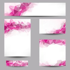 Backgrounds with abstract triangles N34