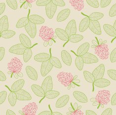 Seamless pattern with clover N6