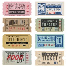 Vintage Tickets and Coupons N2