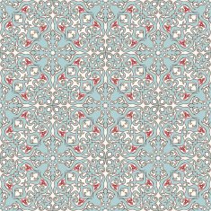 Arabic blue pattern N2
