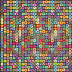 Retro Multi Colored Background N2