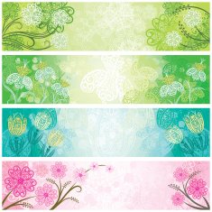 spring banners N12