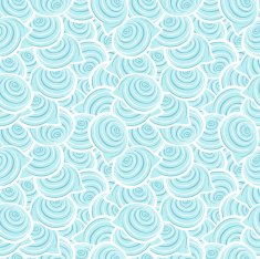 right seamless pattern with spiral shells