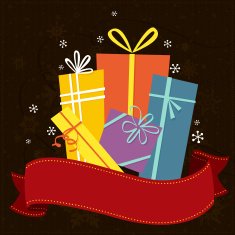 Xmas Gifts with banner