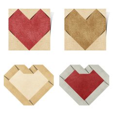 i love you alphabet recycled paper craft N4