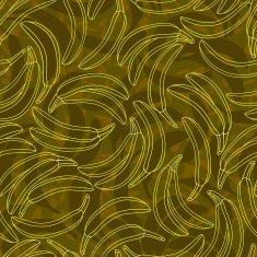 yellow banana contour seamless N2