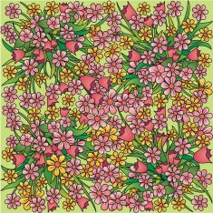 Floral background N1713