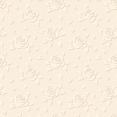 Seamless embossed background with flowers Vector illustration N2