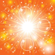 Transparent bubbles illustration