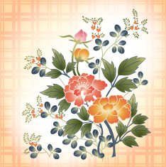 Floral on Plaid N2