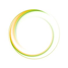 Colourful abstract ring logo