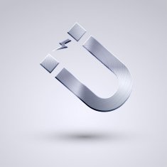 Vector full metal icon on blue background Eps10 N99