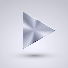 Vector full metal icon on blue background Eps10 N101