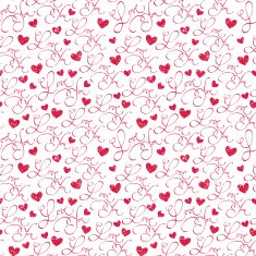 Calligraphic seamless background with 'love you' hand lettering N2