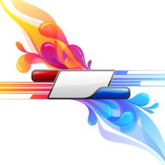 Abstract Background with High-tech Frame
