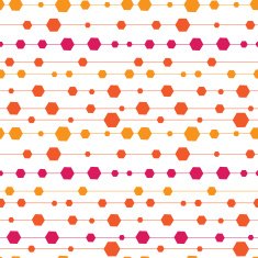 Abstract colorful stripes and shapes seamless pattern background N2