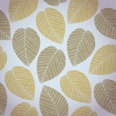 Autumn seamless pattern with colorful stylized leaves N2