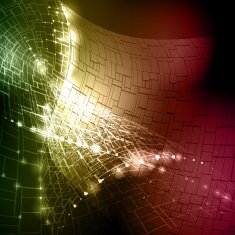 Abstract glowing wavy background N5