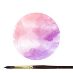 Colorful water color painting background N561