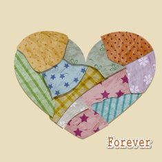 Vector Vintage Valentine's Card N2