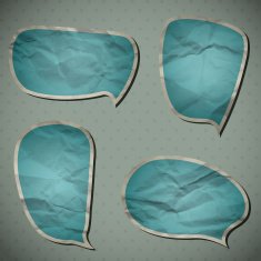 Crumpled paper frames N8