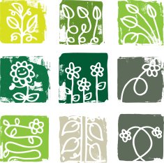 Flower and growth icons