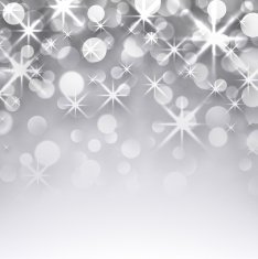 Silver christmas starry background N2