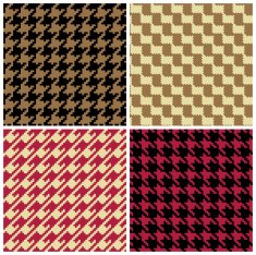 Pixel Houndstooth Patterns N2