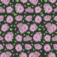 Floral seamless pattern Vector illustration Beautiful background N16