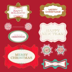 Christmas labels N33