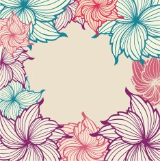 Flower pattern background N10