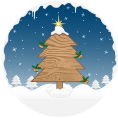 Christmas tree sign N2
