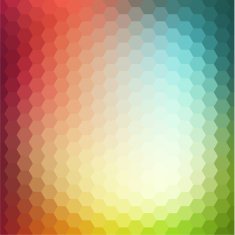 Colorful geometric hexagonal background